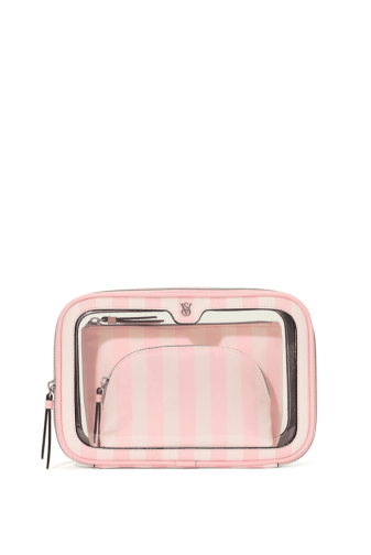 КОСМЕТИЧКА 3 IN 1 PINK STRIPE Victoria`s Secret