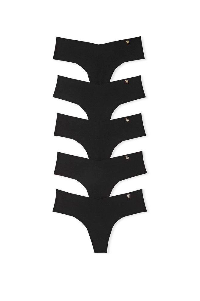 ПОДАРУНКОВИЙ НАБІР 5-PACK BLACK THONG Victoria`s Secret