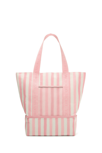 СУМКА ПЛЯЖНА PINK STRIPE Victoria`s Secret