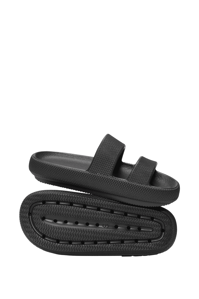 ТАПОЧКИ PINK BLACK SLIDE Victoria`s Secret