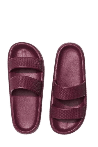 ТАПОЧКИ PINK BURGUNDY SLIDE Victoria`s Secret
