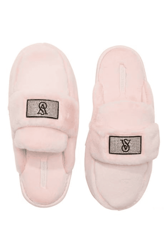 ТАПОЧКИ PLUSH BABY PINK EMBL Victoria`s Secret