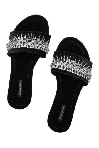 ТАПОЧКИ SHINE BLACK EMBL Victoria`s Secret