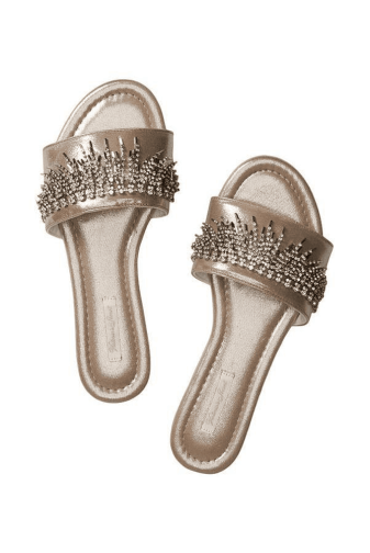 ТАПОЧКИ SHINE GOLD EMBL Victoria`s Secret