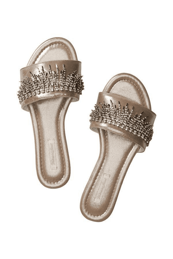 ТАПОЧКИ SHINE GOLD EMBL Victoria`s Secret