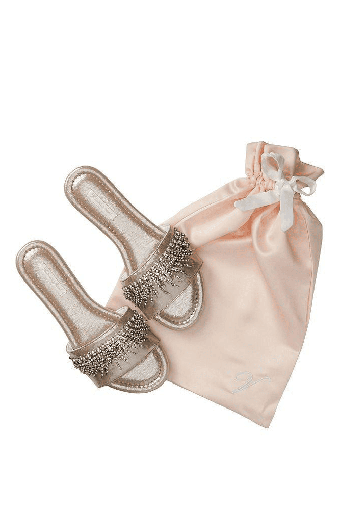 ТАПОЧКИ SHINE GOLD EMBL Victoria`s Secret