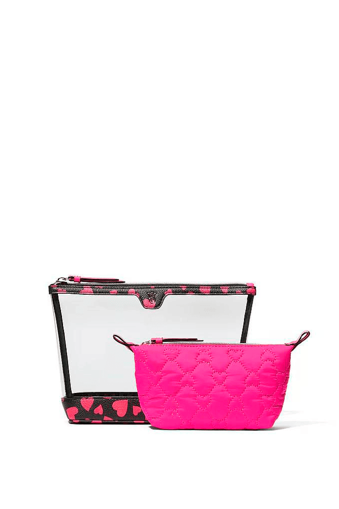 КОСМЕТИЧКА 2 IN 1 BLACK HEARTS Victoria`s Secret