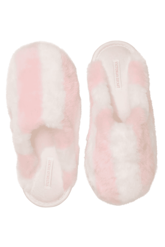 ТАПОЧКИ PLUSH PINK STRIPE Victoria`s Secret