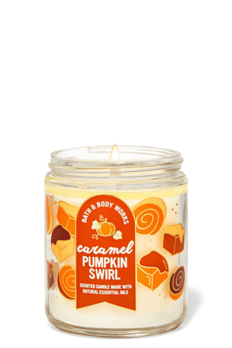 СВІЧКА CARAMEL PUMPKIN SWIRL BATH & BODY WORKS
