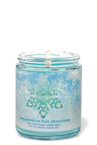 СВІЧКА NATURAL PEPPERMINT HOT CHOCOLATE BATH & BODY WORKS