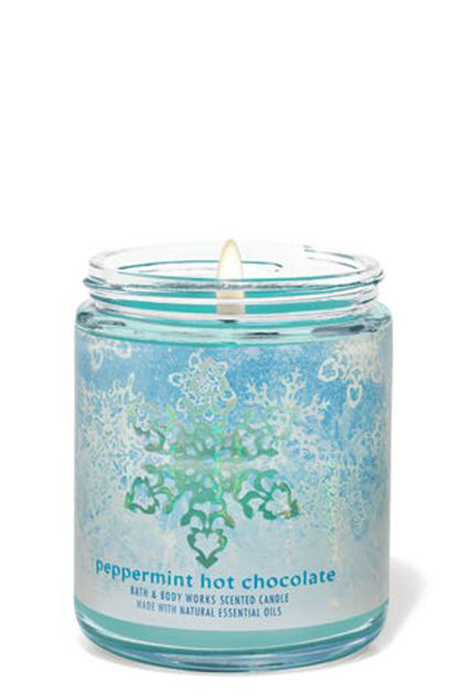 СВІЧКА NATURAL PEPPERMINT HOT CHOCOLATE BATH & BODY WORKS