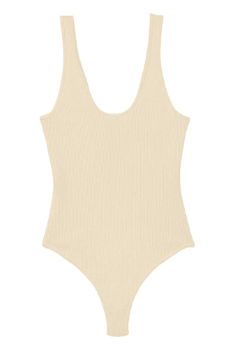 БОДІ IVORY RIBBED Victoria`s Secret