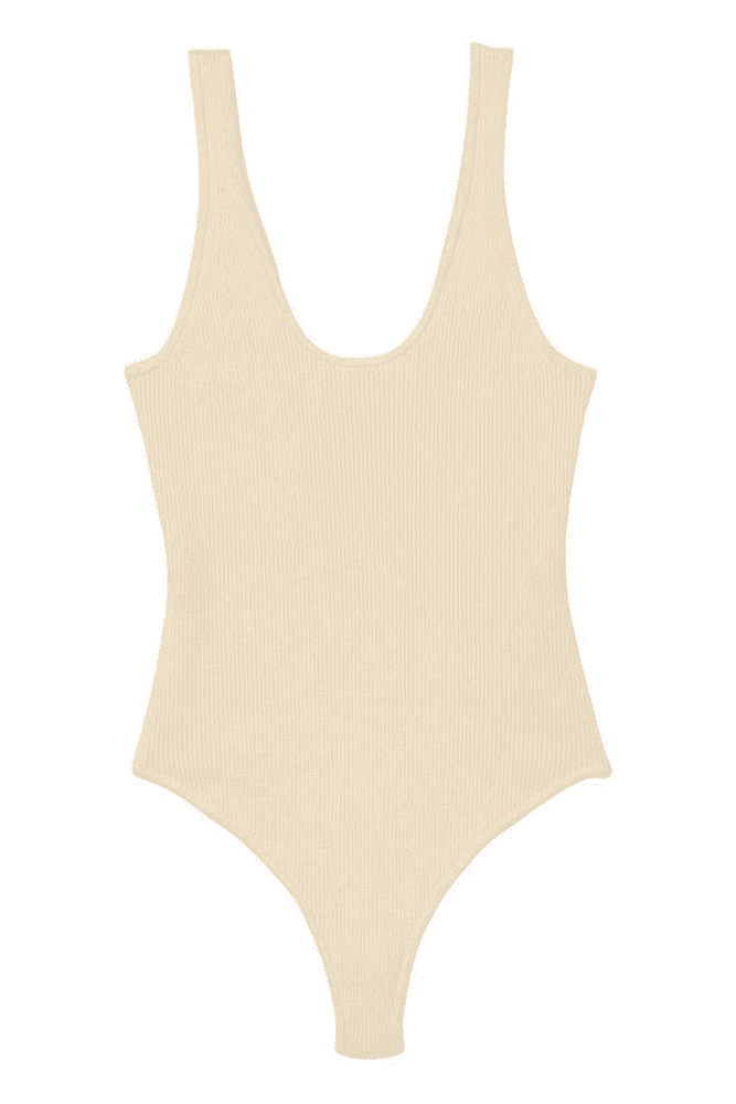 БОДІ IVORY RIBBED Victoria`s Secret