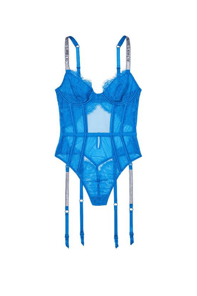 БОДІ ЗІ СТРАЗАМИ BLUE Victoria`s