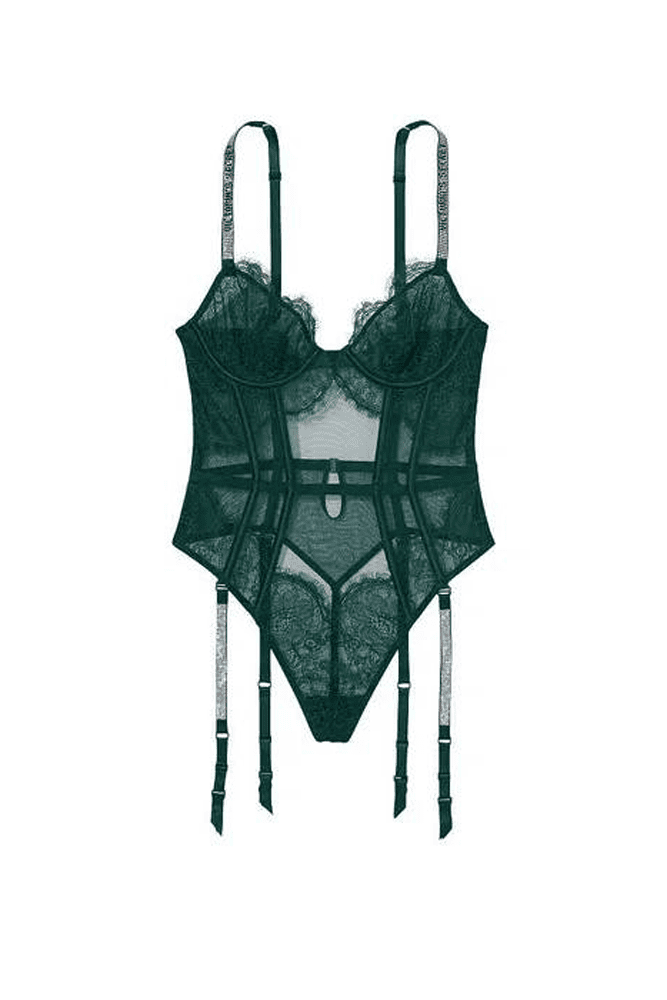 БОДІ ЗІ СТРАЗАМИ EMERALD Victoria`s Secret
