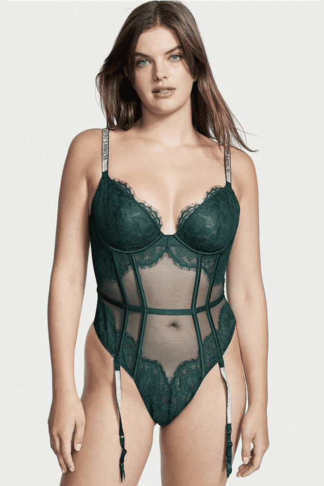 БОДІ ЗІ СТРАЗАМИ EMERALD Victoria`s Secret