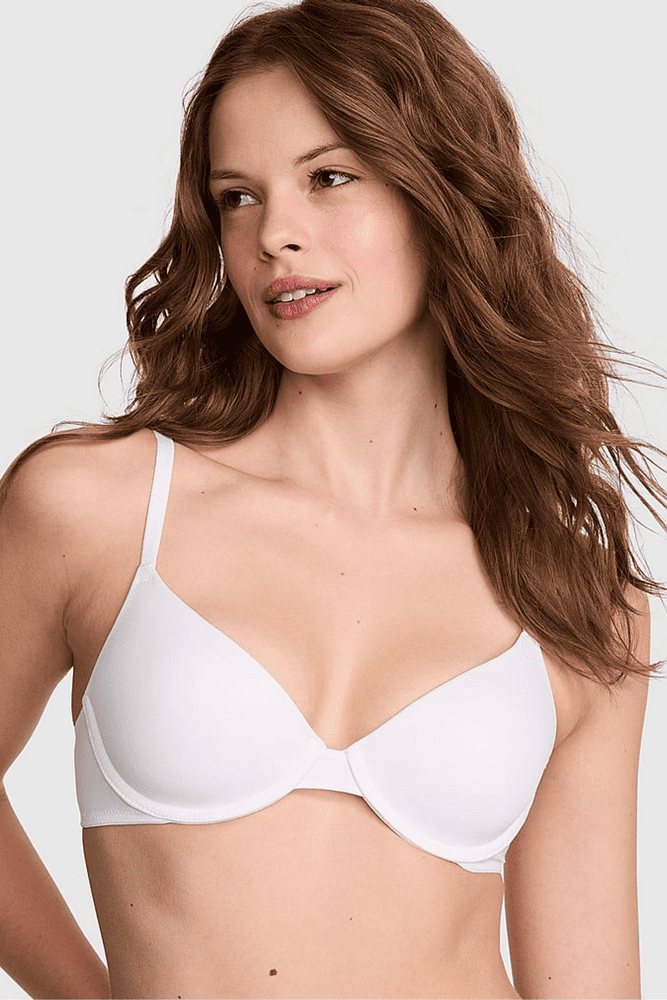 БЮСТГАЛЬТЕР PINK БЕЗ ПУШ-АП WHITE Victoria`s Secret