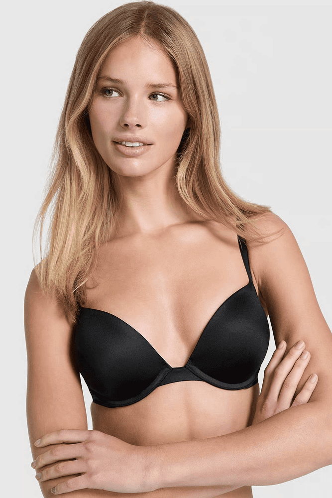 БЮСТГАЛЬТЕР PINK ПУШ-АП BLACK Victoria`s Secret