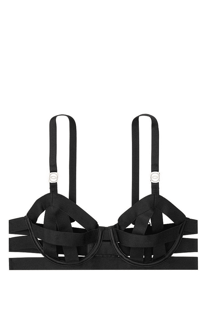 БЮСТГАЛЬТЕР БАНДАЖНИЙ BLACK Victoria`s Secret