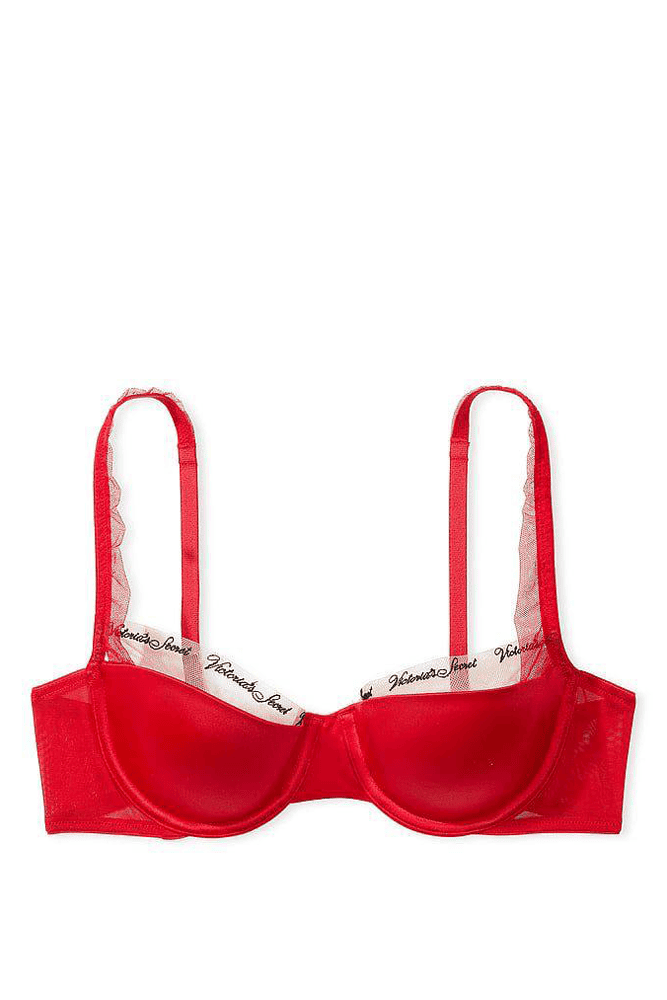 БЮСТГАЛЬТЕР БЕЗ ПУШ-АП RED MESH Victoria`s Secret