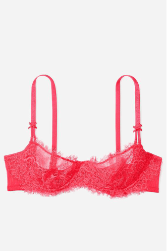 БЮСТГАЛЬТЕР БЕЗ ПУШ-АП STRAWBERRY LACE Victoria`s Secret