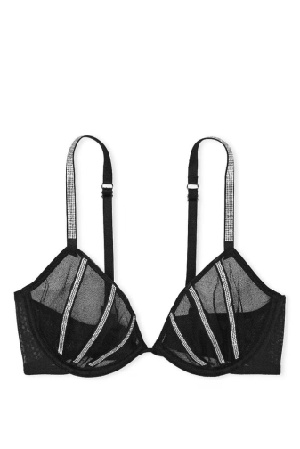 БЮСТГАЛЬТЕР ЗІ СТРАЗАМИ БЕЗ ПУШ-АП BLACK LINES Victoria`s Secret