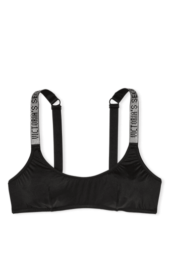 БЮСТГАЛЬТЕР ЗІ СТРАЗАМИ БЕЗ ПУШ-АП BLACK Victoria`s