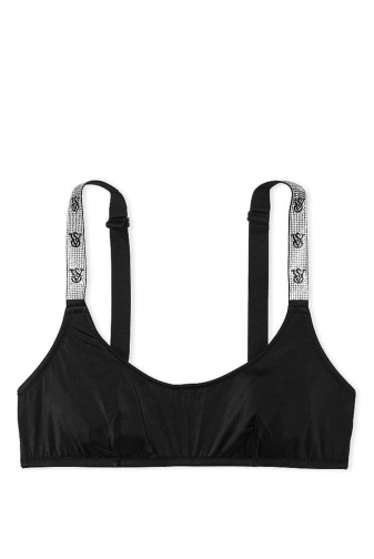 БЮСТГАЛЬТЕР ЗІ СТРАЗАМИ БЕЗ ПУШ-АП BLACK VS UNL Victoria`s Secret