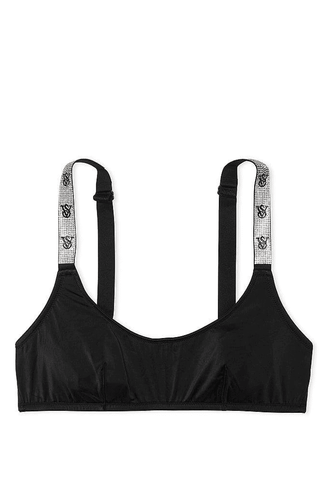 БЮСТГАЛЬТЕР ЗІ СТРАЗАМИ БЕЗ ПУШ-АП BLACK VS UNL Victoria`s Secret