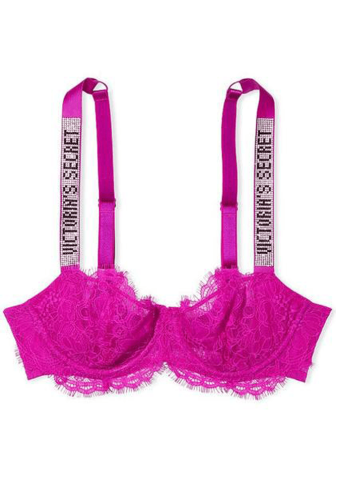 БЮСТГАЛЬТЕР ЗІ СТРАЗАМИ БЕЗ ПУШ-АП FUCHSIA Victoria`s Secret
