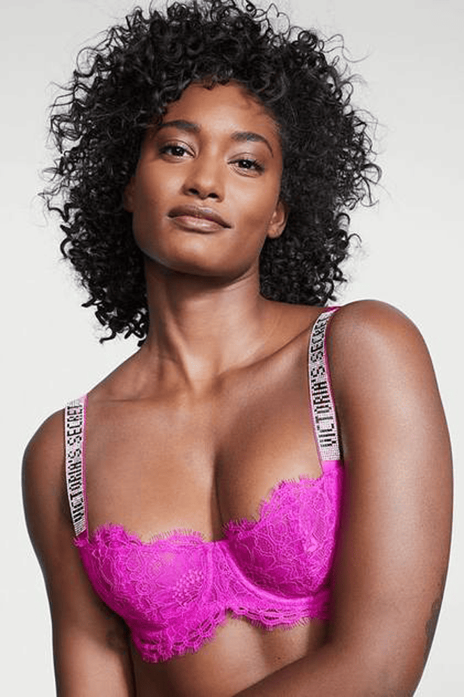 БЮСТГАЛЬТЕР ЗІ СТРАЗАМИ БЕЗ ПУШ-АП FUCHSIA Victoria`s Secret
