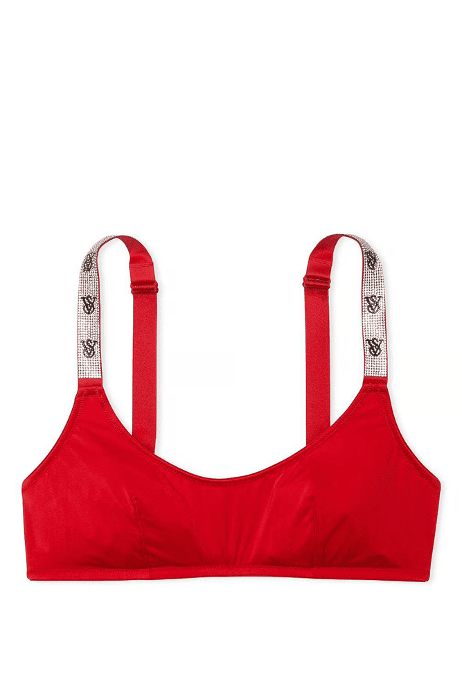 БЮСТГАЛЬТЕР ЗІ СТРАЗАМИ БЕЗ ПУШ-АП RED VS UNL Victoria`s Secret