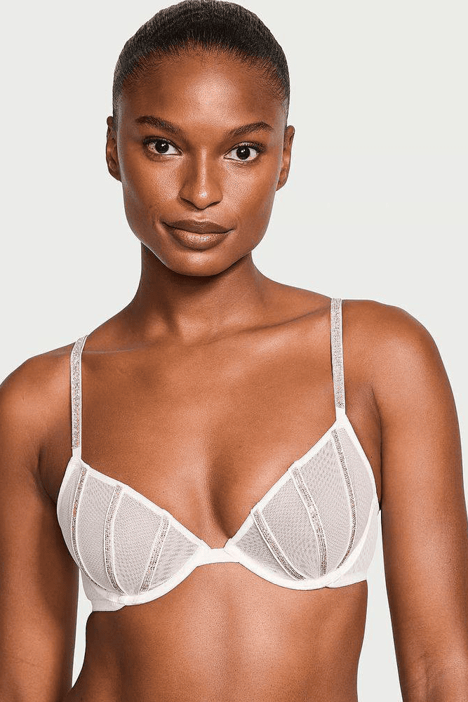 БЮСТГАЛЬТЕР ЗІ СТРАЗАМИ БЕЗ ПУШ-АП WHITE LINES Victoria`s Secret БЮСТГАЛЬТЕР ЗІ СТРАЗАМИ БЕЗ ПУШ-АП WHITE LINES Victoria`s Secret