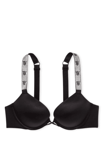 БЮСТГАЛЬТЕР ЗІ СТРАЗАМИ ПОДВІЙНИЙ ПУШ-АП BLACK Victoria`s Secret