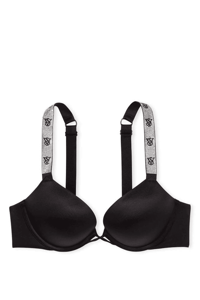 БЮСТГАЛЬТЕР ЗІ СТРАЗАМИ ПОДВІЙНИЙ ПУШ-АП BLACK Victoria`s Secret