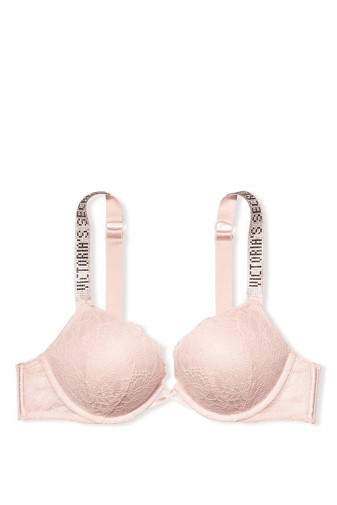 БЮСТГАЛЬТЕР ЗІ СТРАЗАМИ ПОДВІЙНИЙ ПУШ-АП CANDY BABY LACE Victoria`s Secret