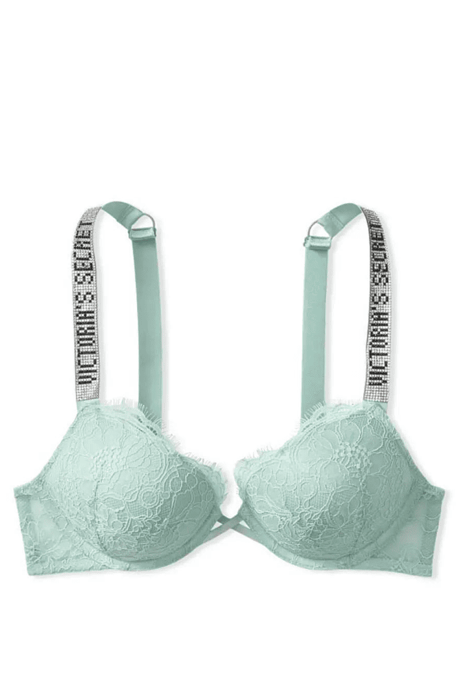 БЮСТГАЛЬТЕР ЗІ СТРАЗАМИ ПОДВІЙНИЙ ПУШ-АП MINT LACE Victoria`s Secret
