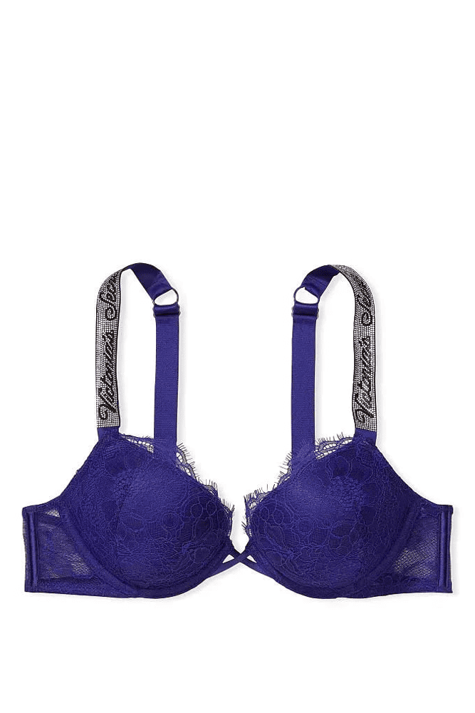 БЮСТГАЛЬТЕР ЗІ СТРАЗАМИ ПОДВІЙНИЙ ПУШ-АП NEW VIOLET Victoria`s Secret