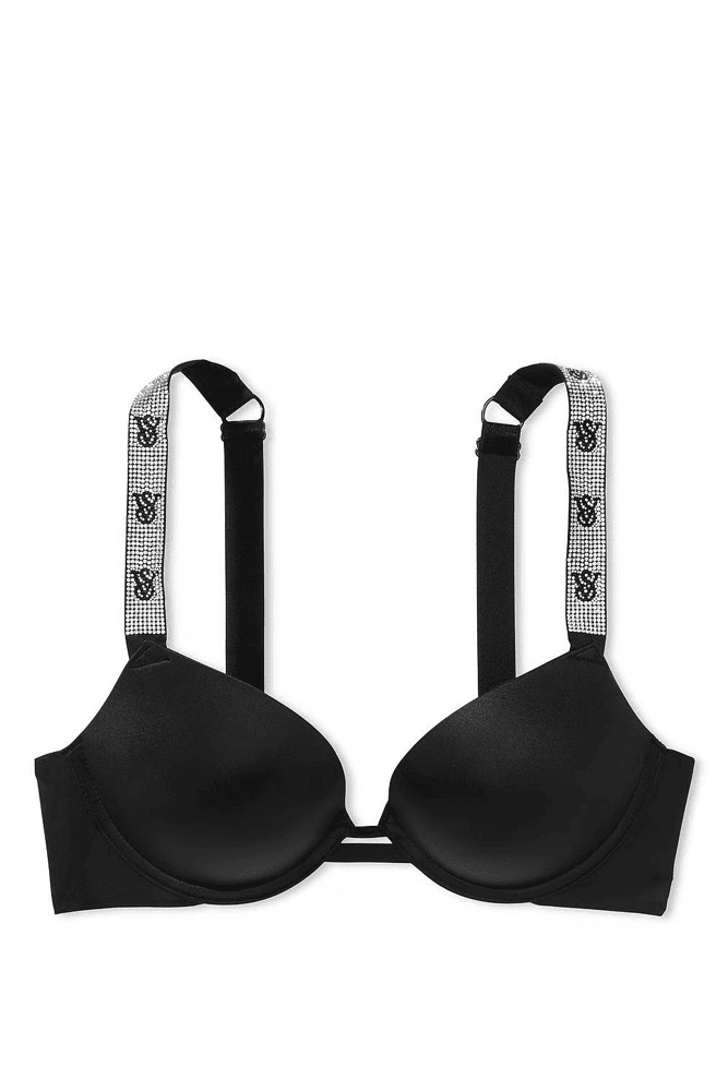 БЮСТГАЛЬТЕР ЗІ СТРАЗАМИ ПУШ-АП BLACK VS Victoria`s Secret