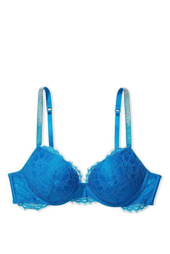 БЮСТГАЛЬТЕР ЗІ СТРАЗАМИ ПУШ-АП BRIGHT BLUE Victoria`s Secret