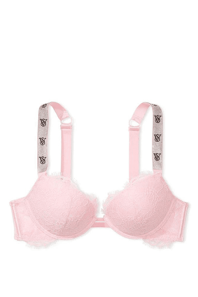 БЮСТГАЛЬТЕР ЗІ СТРАЗАМИ ПУШ-АП PINK VS Victoria`s Secret