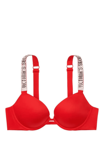 БЮСТГАЛЬТЕР ЗІ СТРАЗАМИ ПУШ-АП RED Victoria`s Secret