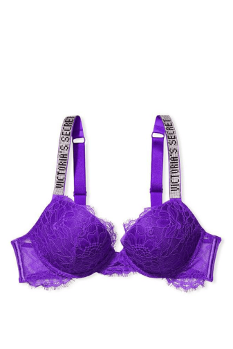 БЮСТГАЛЬТЕР ЗІ СТРАЗАМИ ПУШ-АП VIOLET LACE Victoria`s Secret