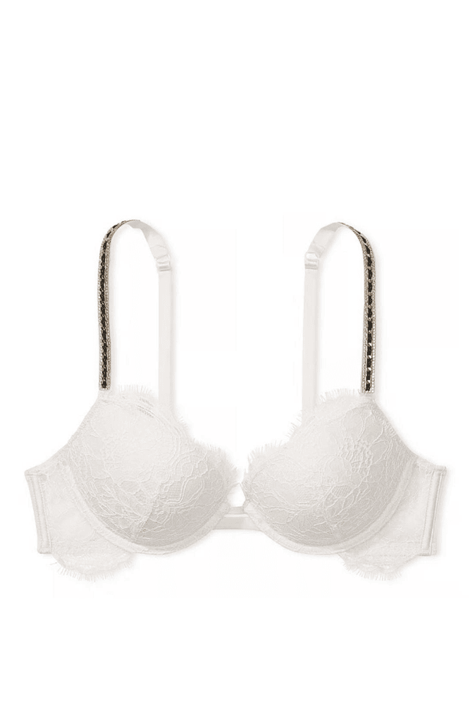 БЮСТГАЛЬТЕР ЗІ СТРАЗАМИ ПУШ-АП WHITE Victoria`s Secret