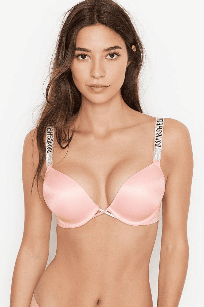 БЮСТГАЛЬТЕР ПОДВІЙНИЙ ПУШ-АП BABY PINK Victoria`s Secret