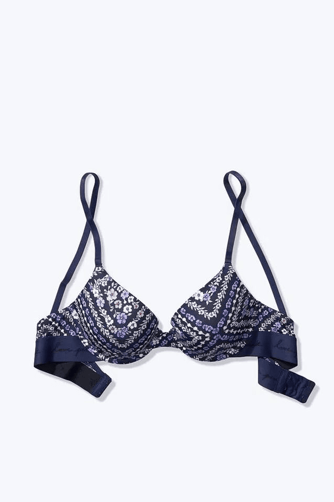 БЮСТГАЛЬТЕР ПУШ-АП NAVY FLORAL/PINK Victoria`s Secret
