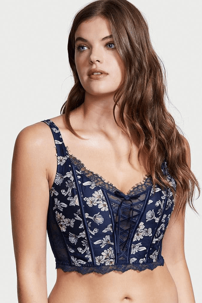 КОРСЕТ NAVY FLOWERS Victoria`s Secret