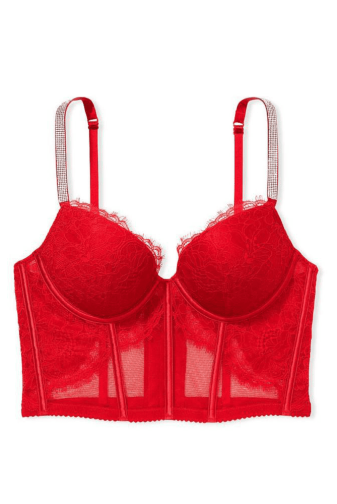 КОРСЕТ ЗІ СТРАЗАМИ RED LACE Victoria`s Secret