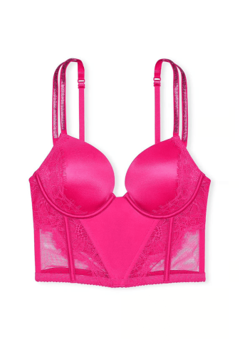 КОРСЕТ ЗІ СТРАЗАМИ ПУШ-АП HOT PINK Victoria`s Secret