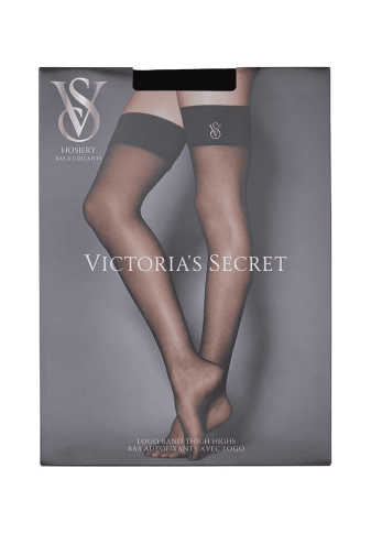 Панчохи ЗІ СТРАЗАМИ BLACK CLASSIC Victoria`s Secret